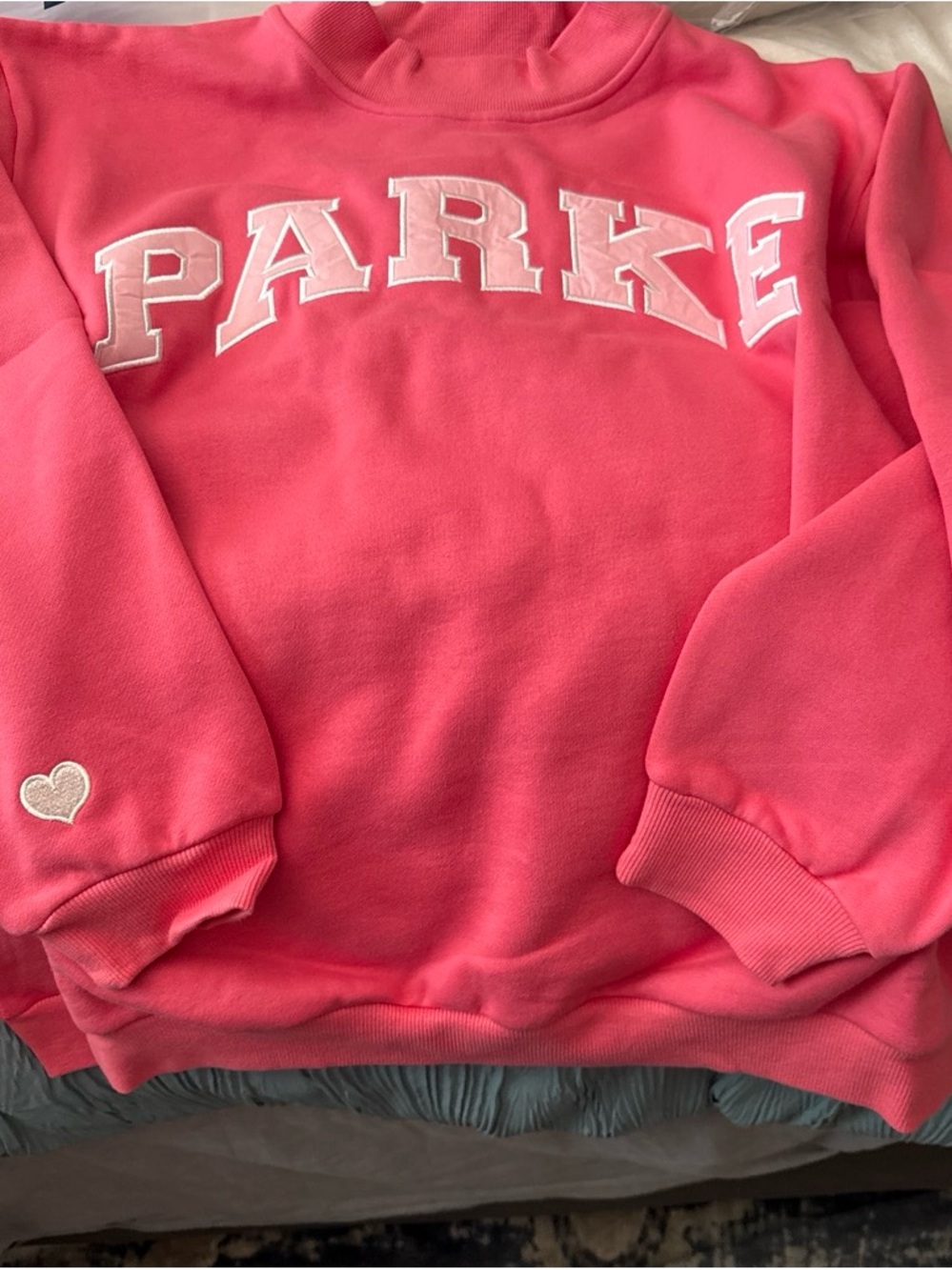 Parke x Pink Aid Breast Cancer Fleece Mock Neck